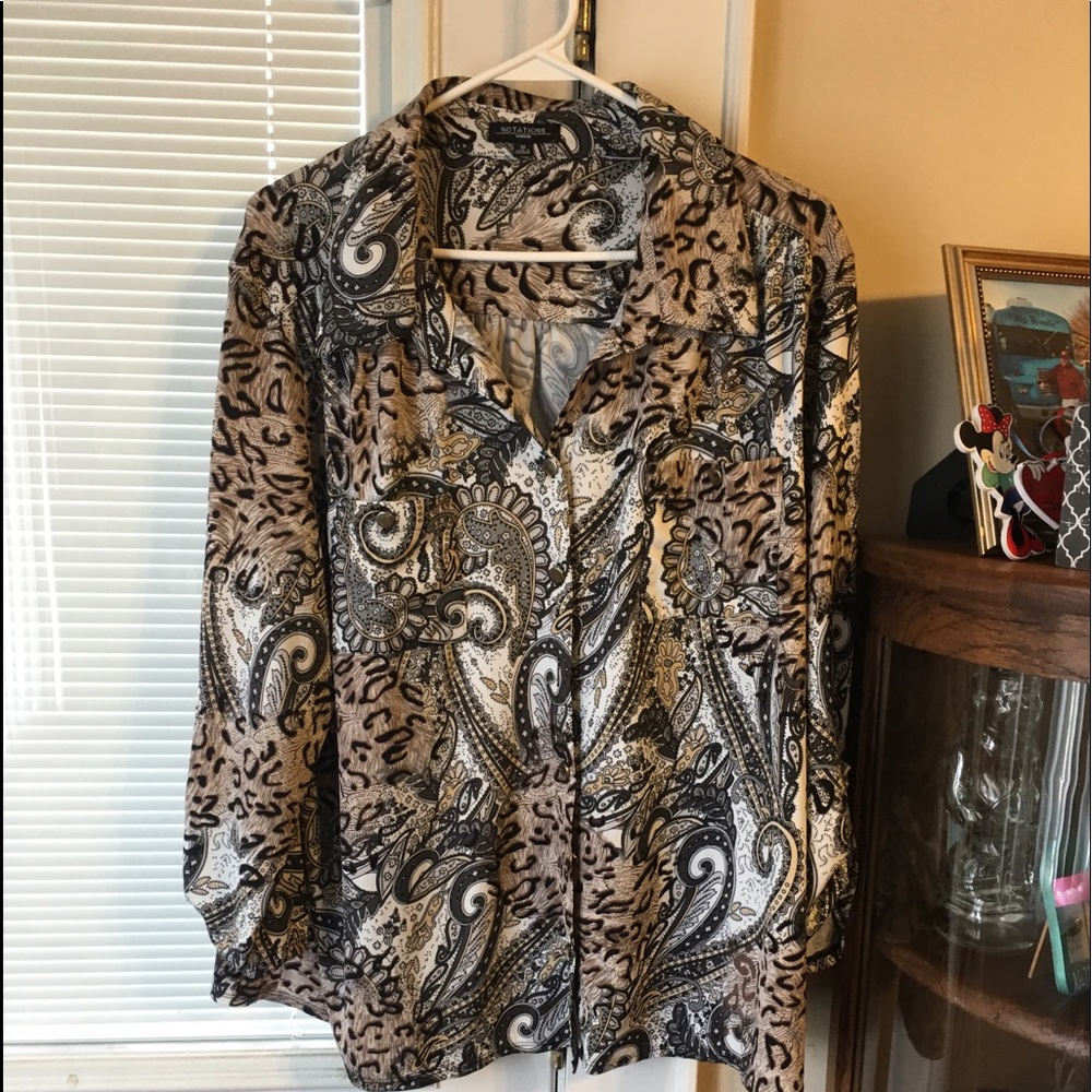 3/4 lengths blouse